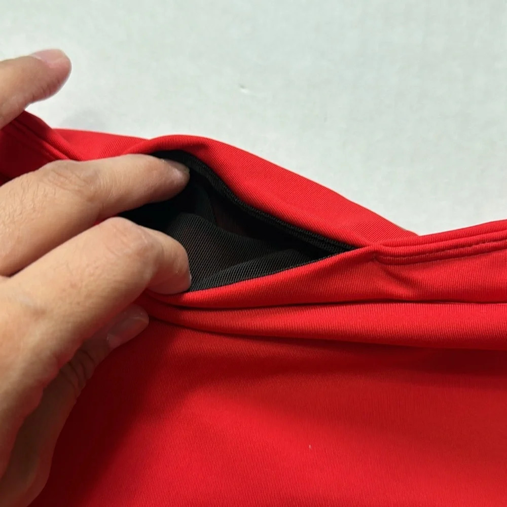 NEW PUMA Biker Shorts Dry Cell Red Tan Size XL Activewear Gym Running Stretchy - Picture 4 of 9